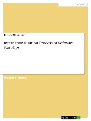 cover image of Internationalization Process of Software Start-Ups